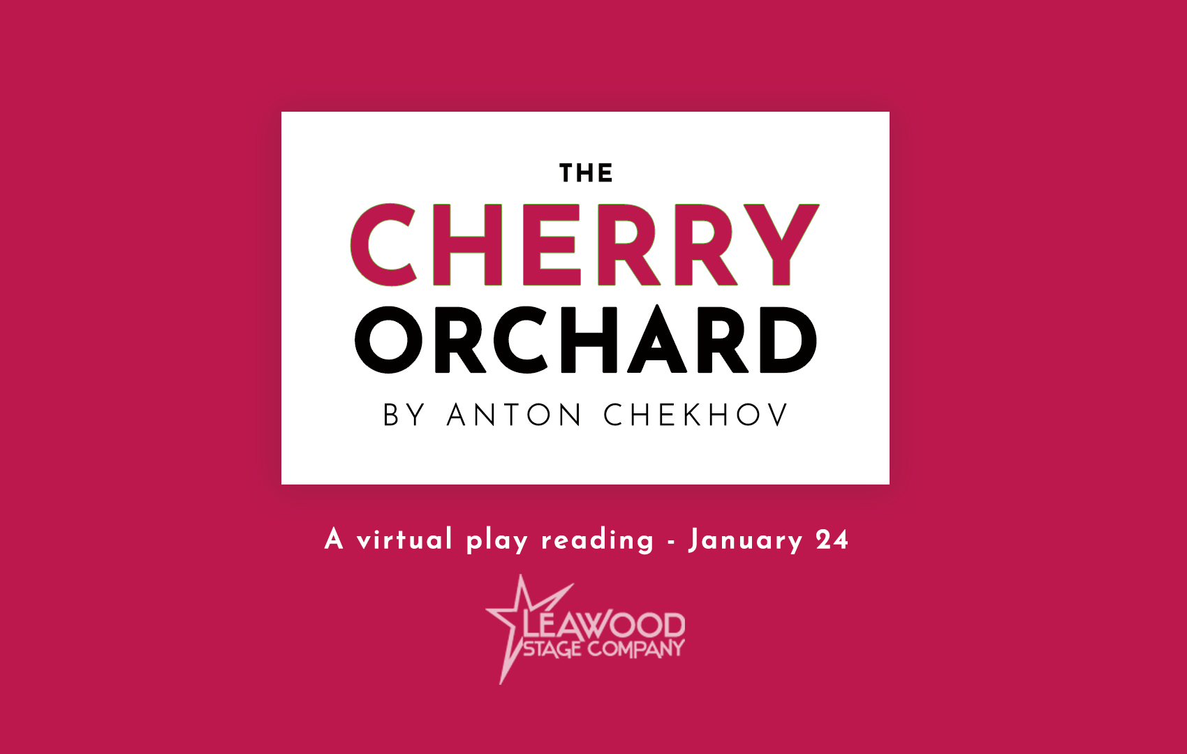 The Cherry Orchard staged reading at Leawood stage company